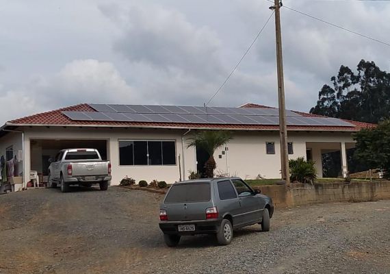 Obra realiza em Vidal Ramos SC, localidade Santa Luíza. Obra realiza em Vidal Ramos SC, localidade Santa Luíza.